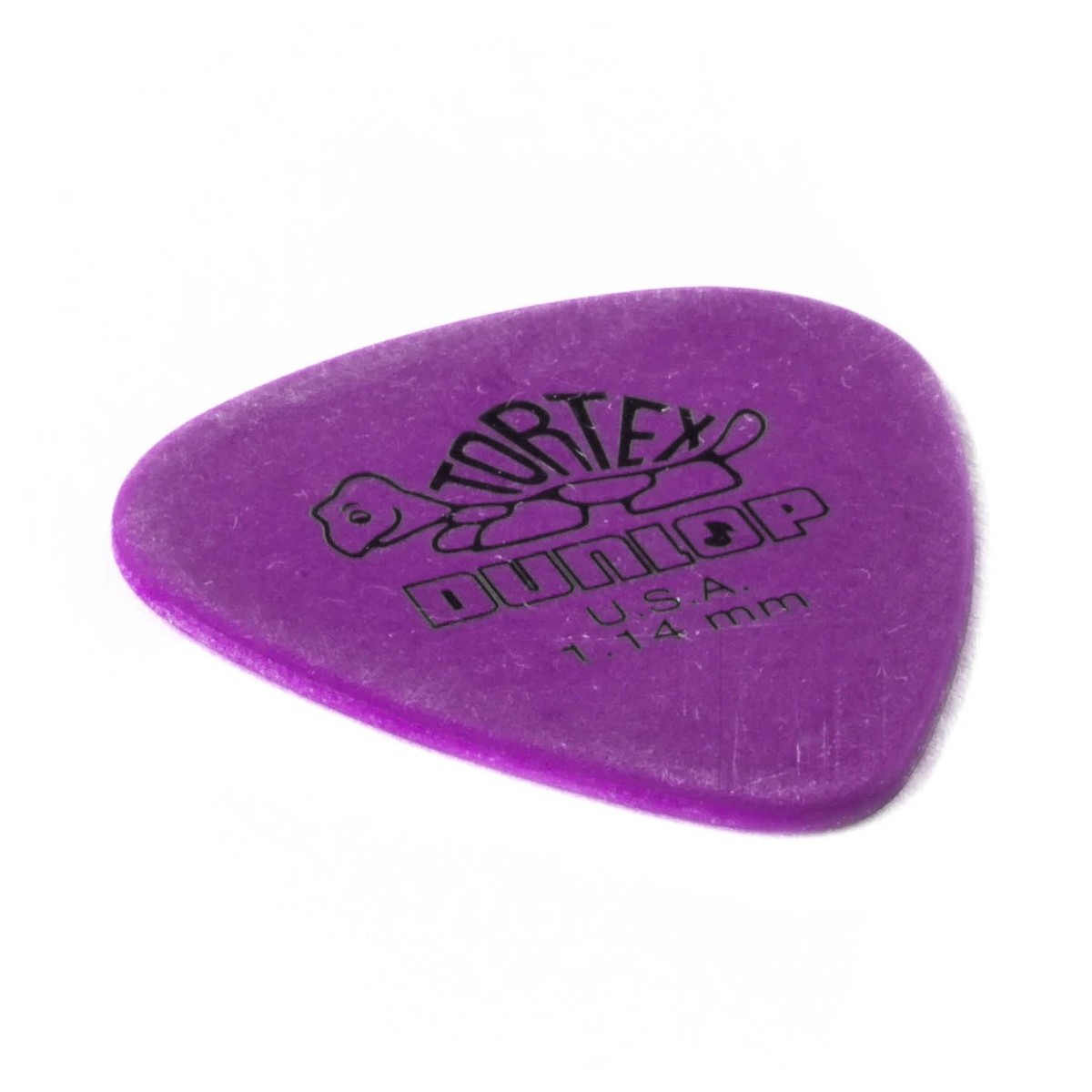 Dunlop 418P114 1.14mm Tortex Pick Purple Players Pack of 12 - Image 4