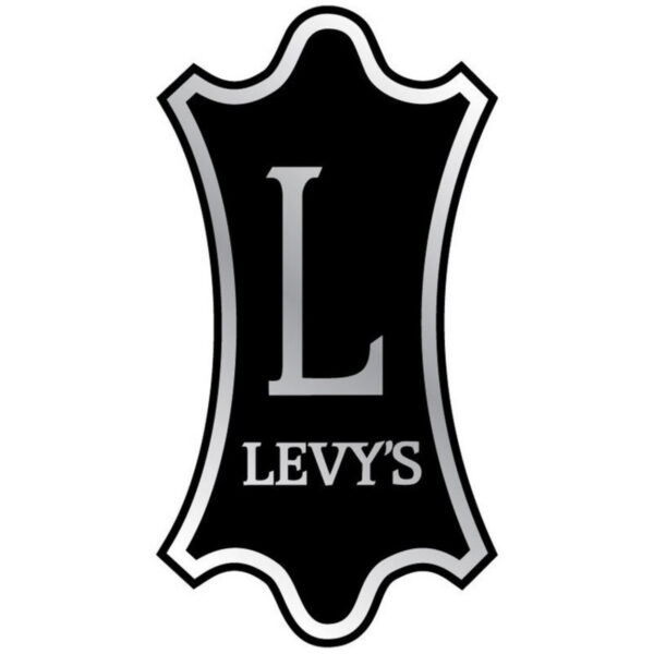 Levys DM1PD Padded Leather Strap Dark Brown - Image 2