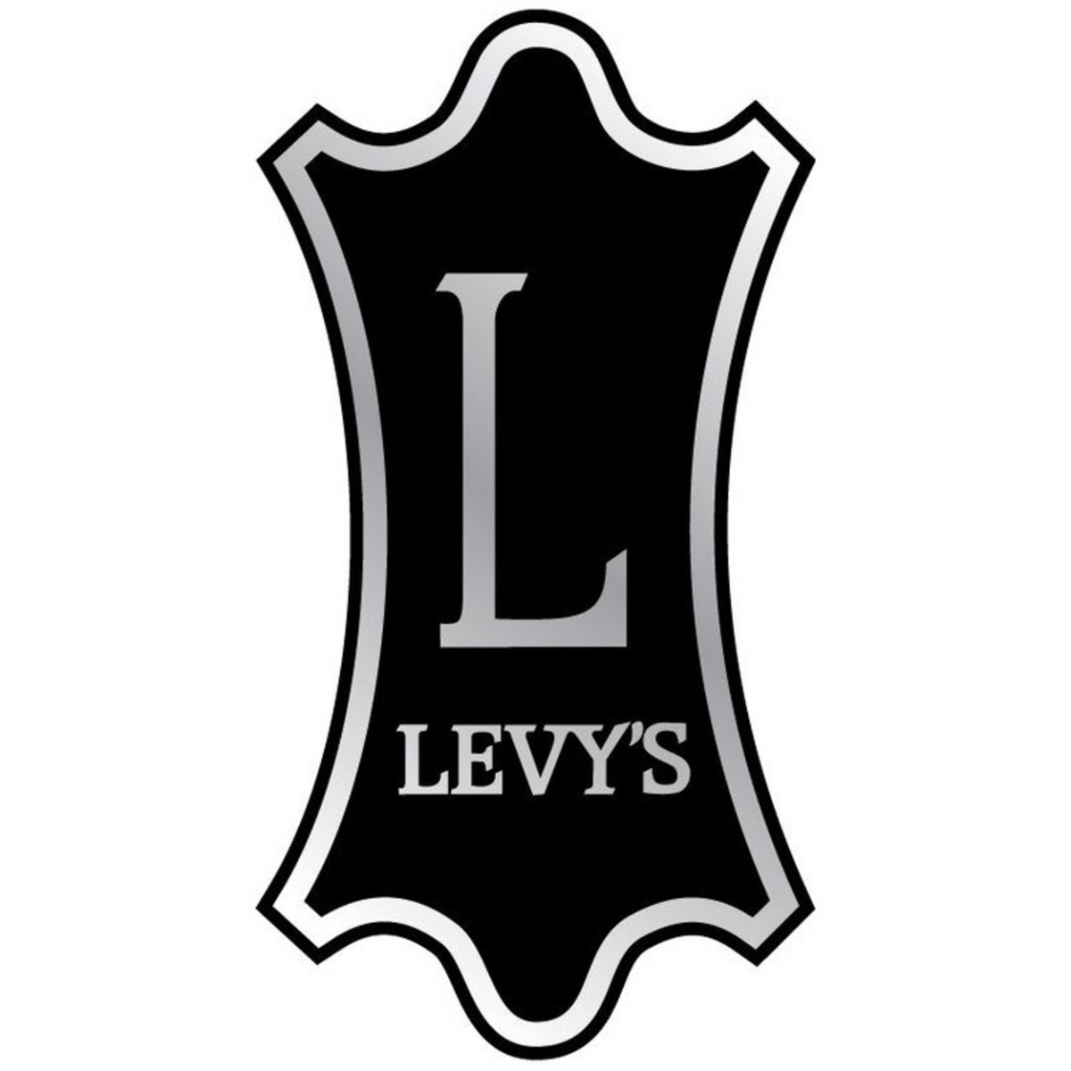 Levys DM1PD Padded Leather Strap Dark Brown - Image 2