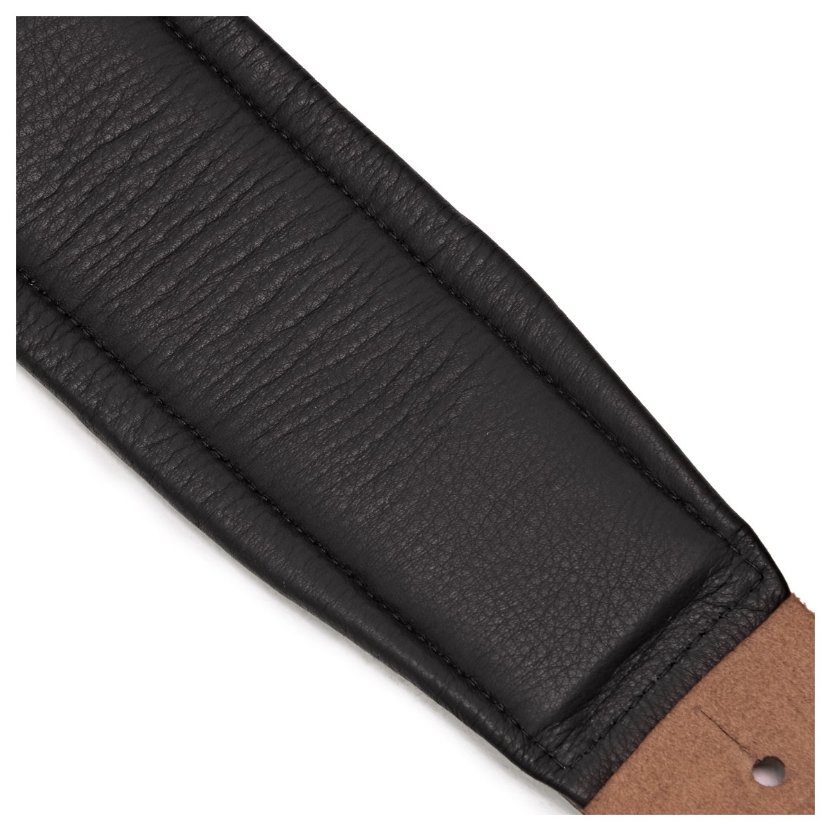 Levys DM1PD Padded Leather Strap Dark Brown - Image 4