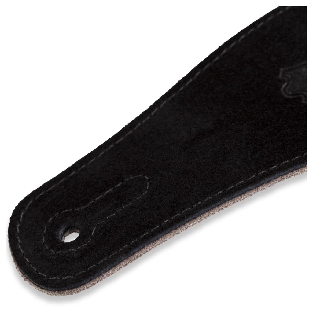 Levys MS26 Suede Leather Strap Black