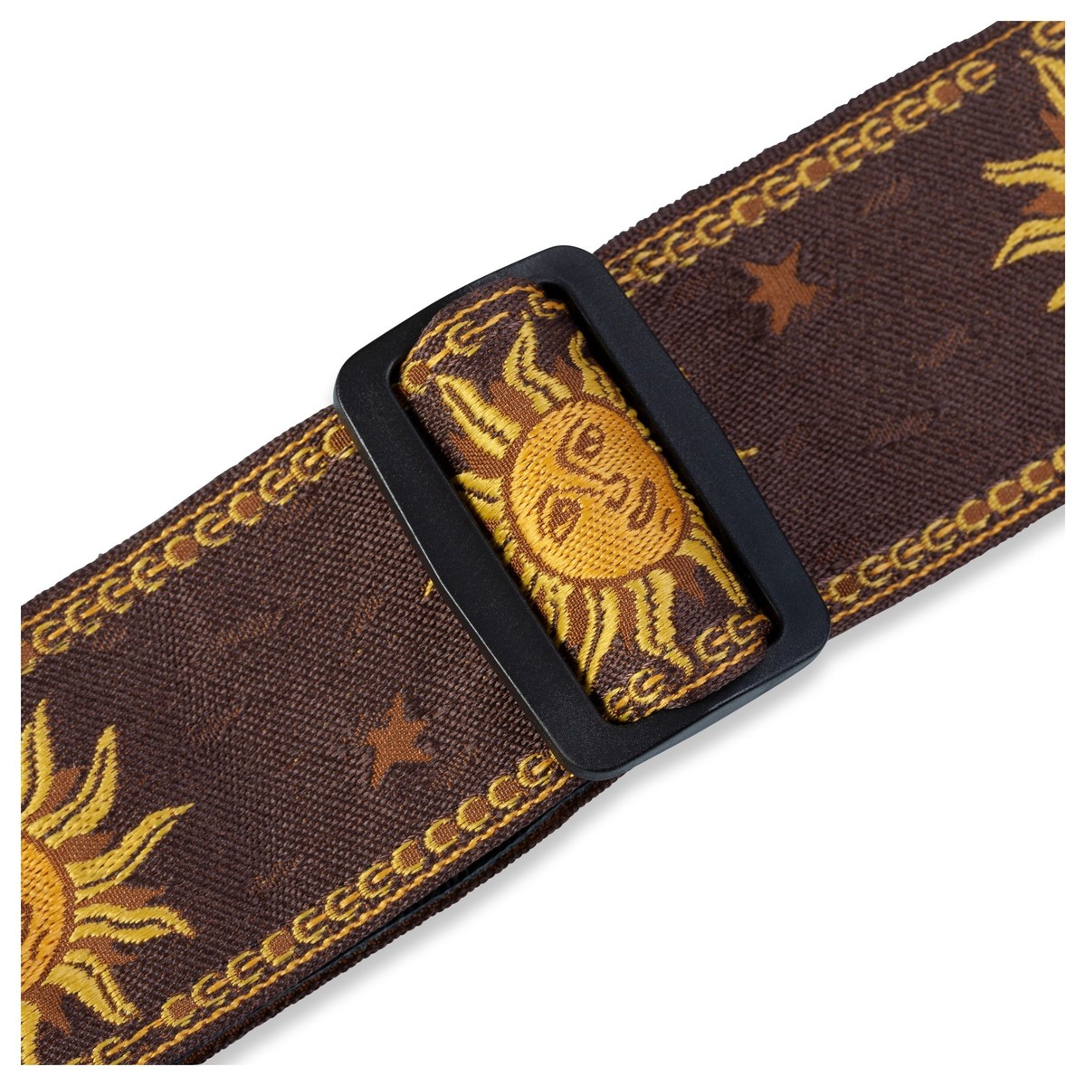 Levys MPJG-SUN-BRN Jacquard Sun Polyester Strap Brown - Image 3
