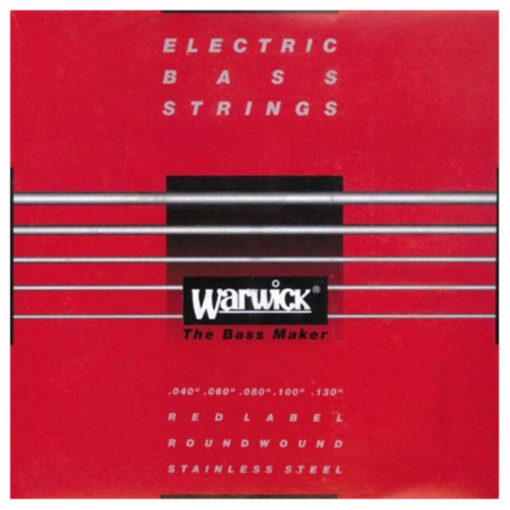 Warwick 42300-ML Red Label Medium-Light 5-String Bass Strings 40-130