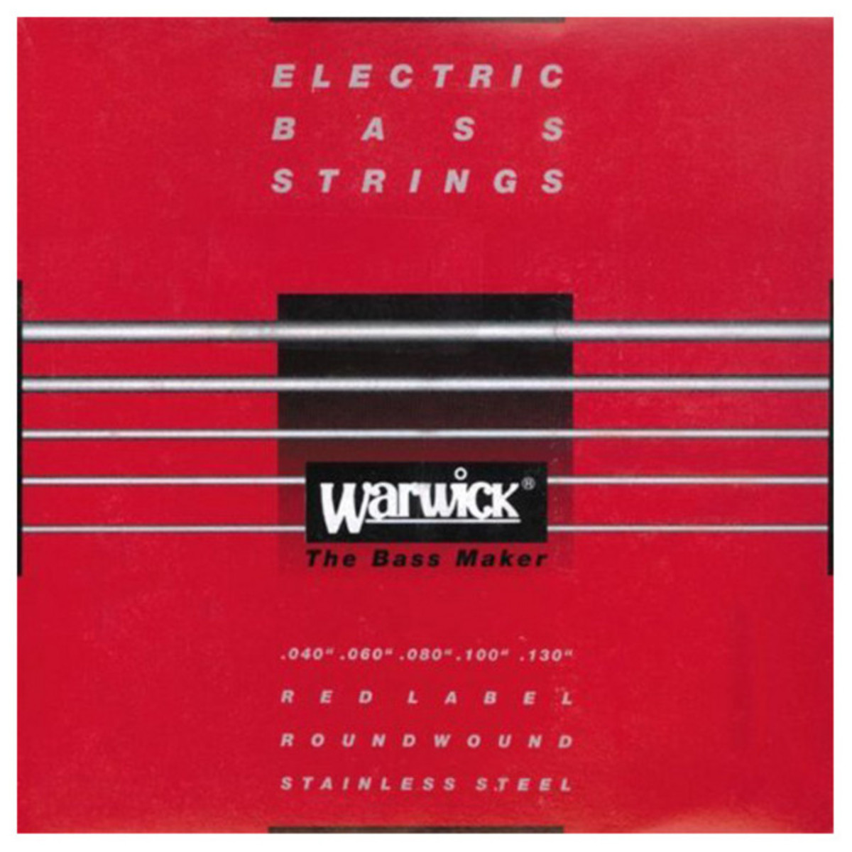 Warwick 42300-ML Red Label Medium-Light 5-String Bass Strings 40-130 - Image 1