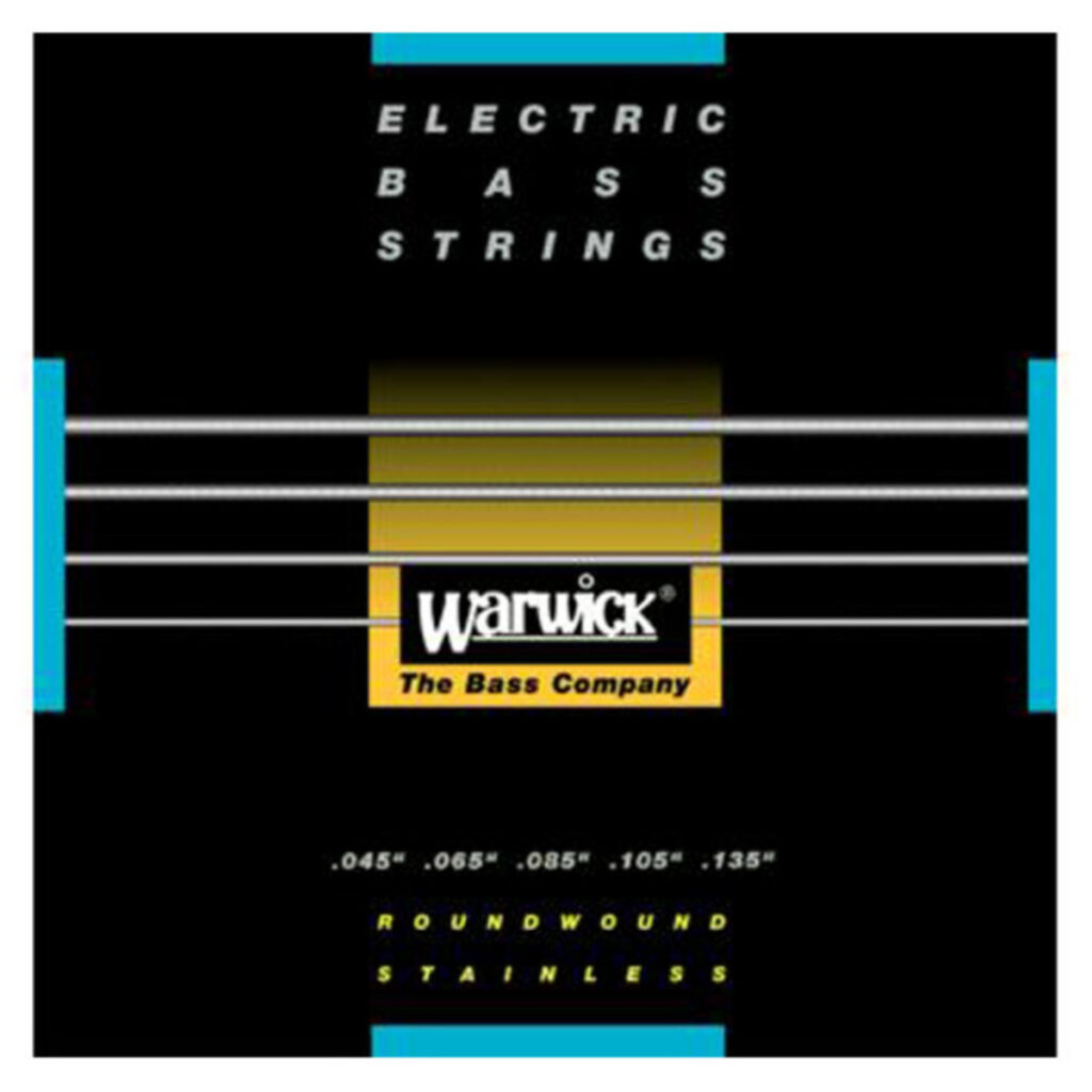 Warwick 40301-M5B Black Label Medium Bass Strings (45-135) 5-String