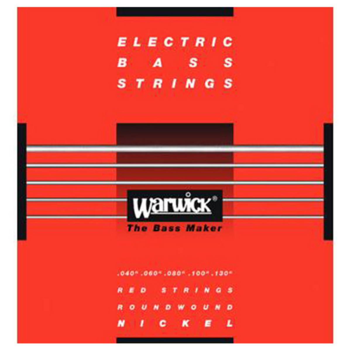 Warwick 46300 Red Label Medium-Light Bass Strings (40-130) 5-String - Image 1