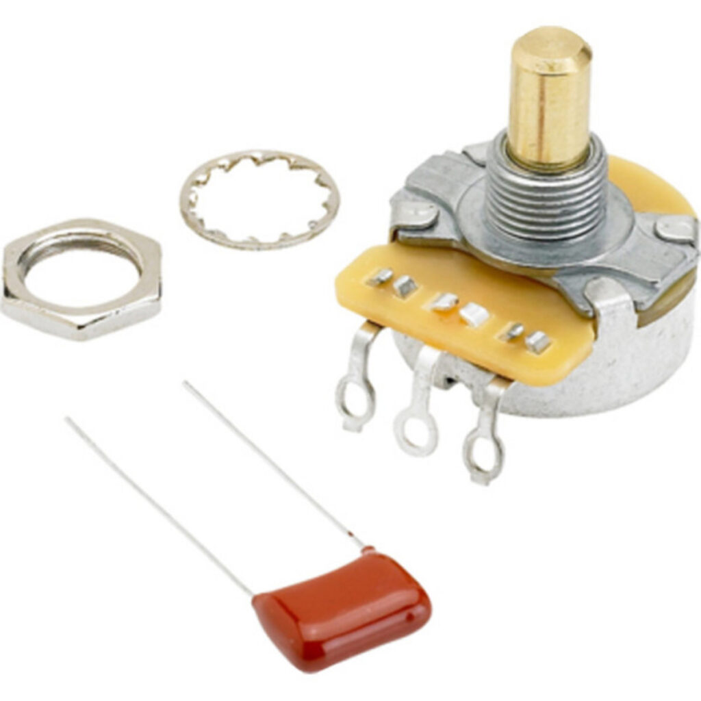 Fender Volume/Tone 250K Solid Shaft Potentiometer