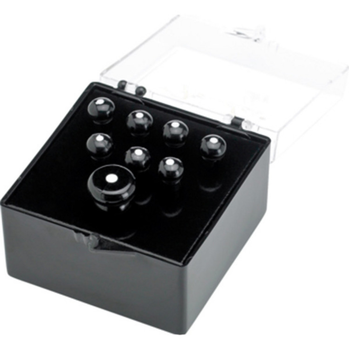 Fender Acoustic Bridge Pin Set Black with White Dots - Image 2
