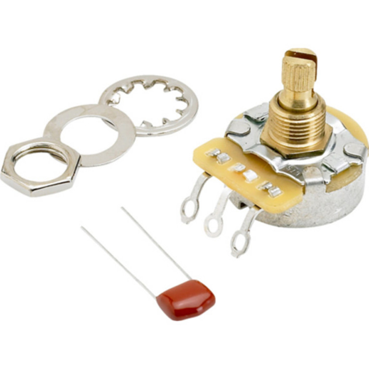 Fender Tone 250K No Load Split Shaft Potentiometer - Image 1