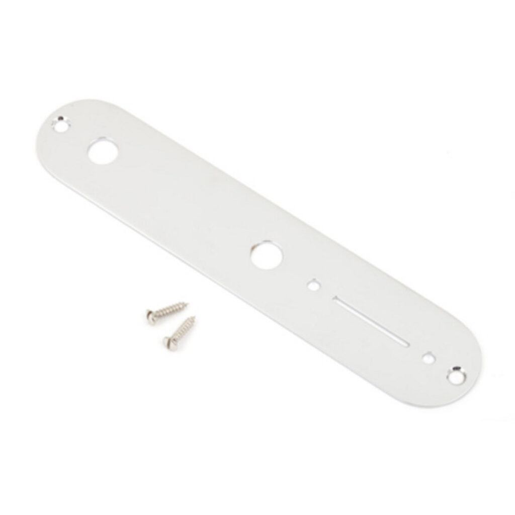 Fender Telecaster Control Plate 2 Hole Chrome