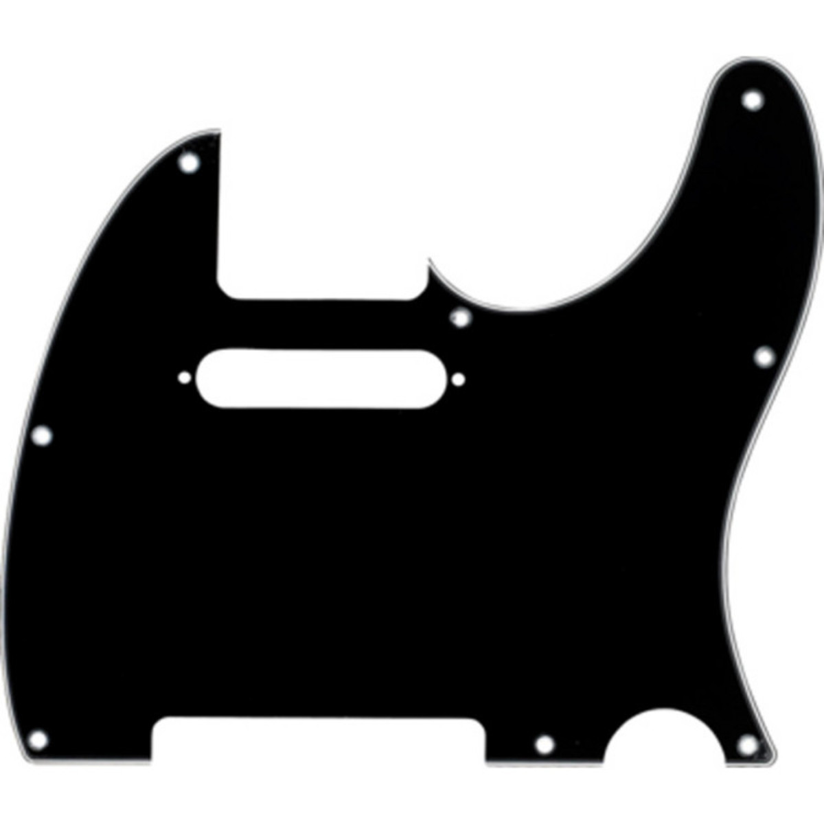 Fender 8-Hole Mount Telecaster Pickguard 3-Ply Black/White/Black - Image 1