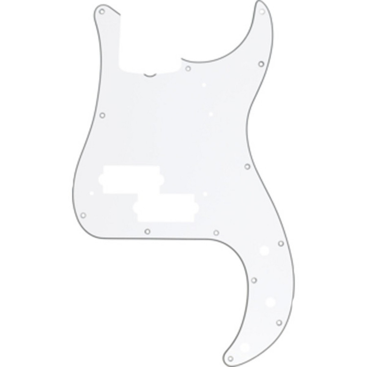 Fender 13-Hole 60s Vintage Precision Bass Pickguard 3-Ply White - Image 1