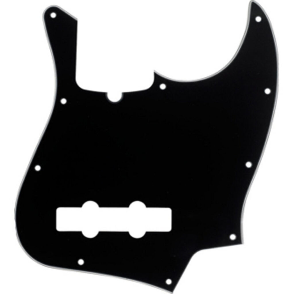 Fender 10-Hole Contemporary Jazz Bass Pickguard 3-Ply Black