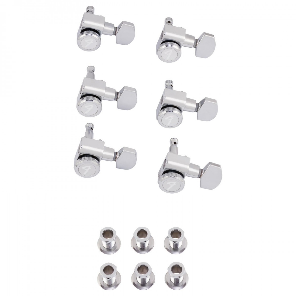 Fender Locking Stratocaster/Telecaster Tuning Machines Chrome - Image 1