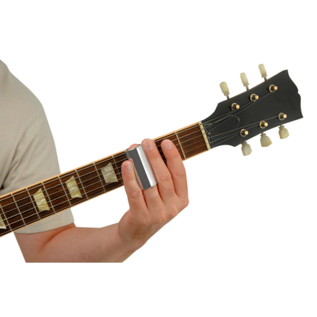 Planet Waves Chrome-Plated Brass Guitar Slide Small - Image 2