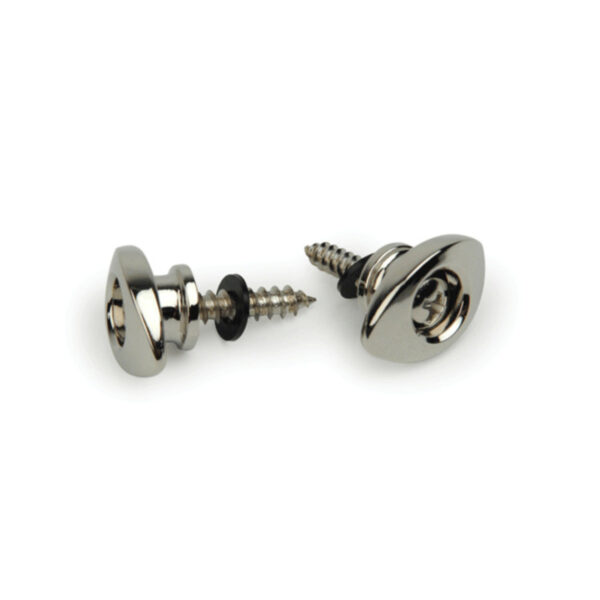 D’Addario Elliptical End Pins Chrome - Image 1