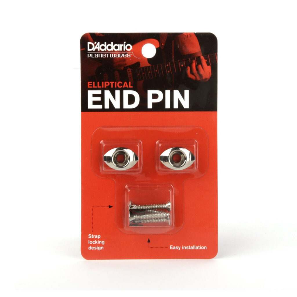 D’Addario Elliptical End Pins Chrome