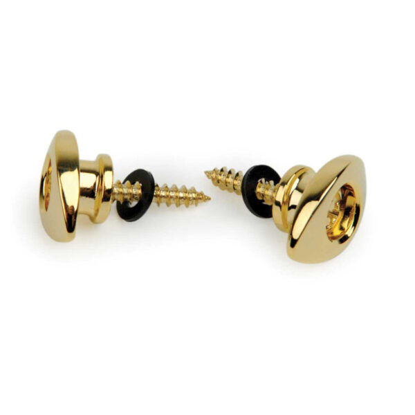 DAddario Elliptical End Pins Gold - Image 1