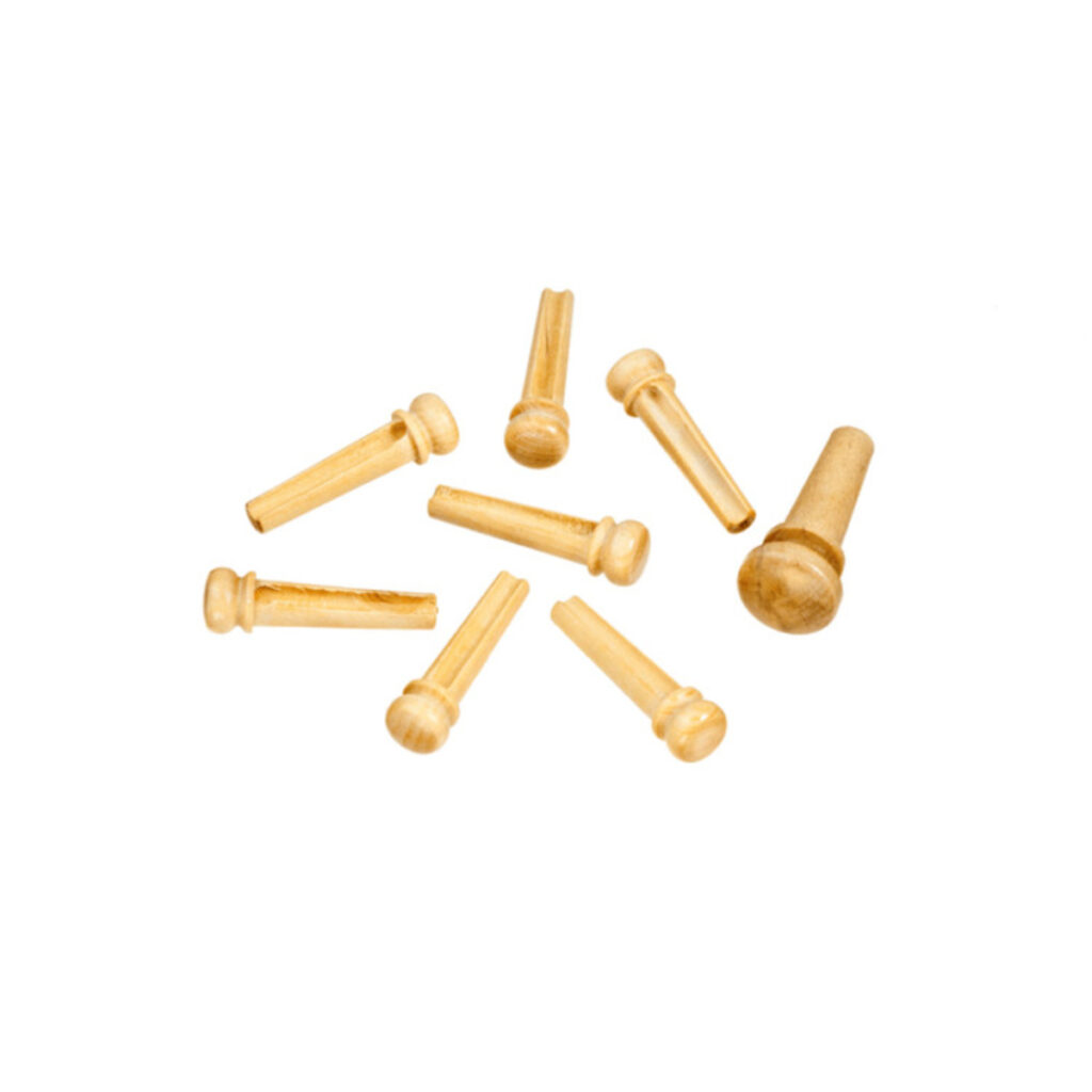 DAddario Boxwood Bridge Pins with End Pin Set