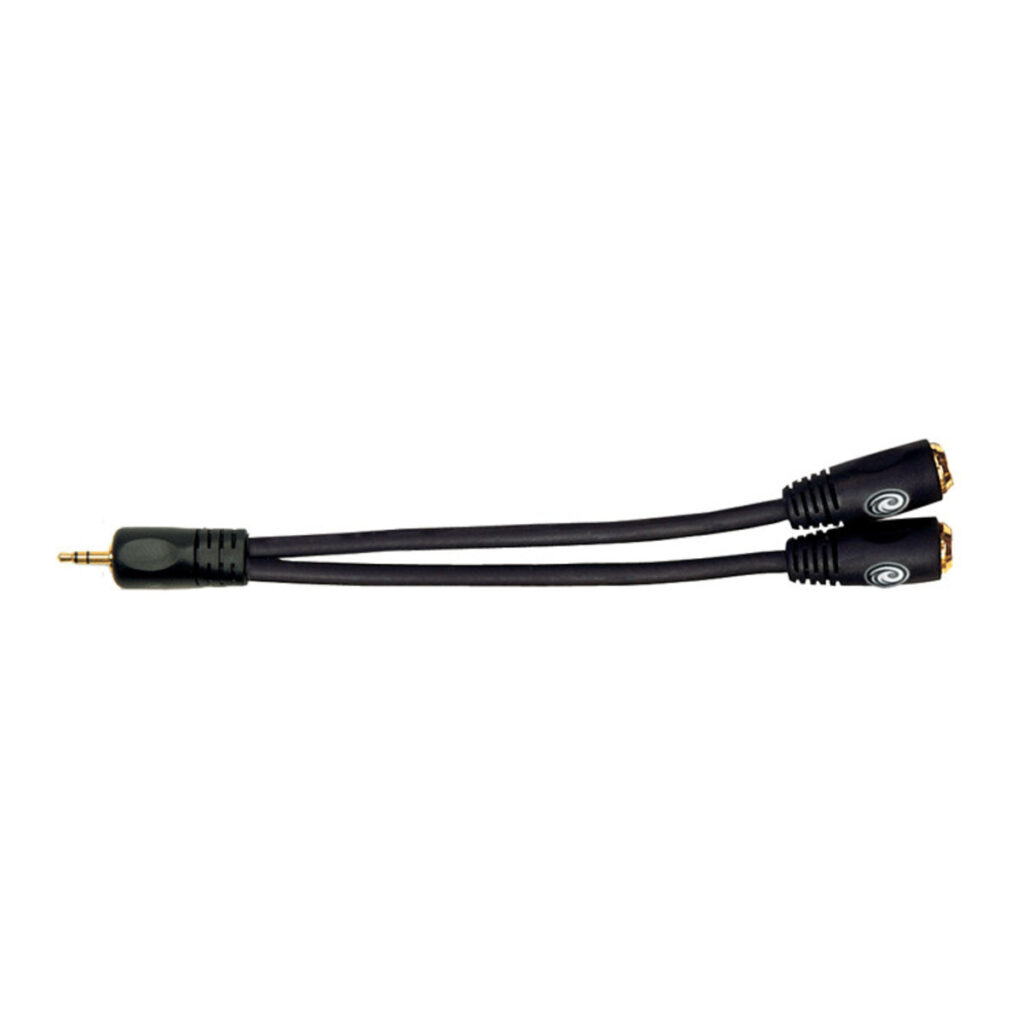 Planet Waves Minijack (M) to Dual Minijack (F) Stereo Connector Cable
