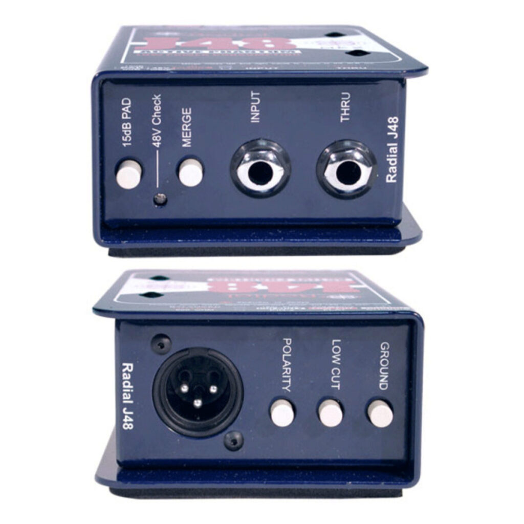 Radial J48 Phantom Powered Active DI Box