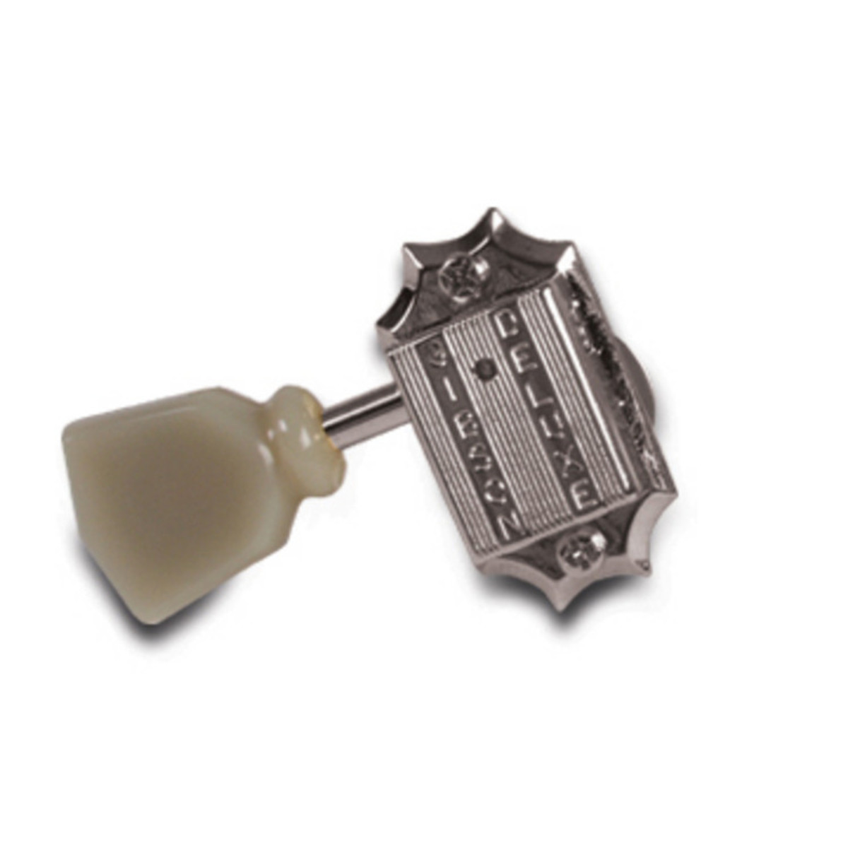 Gibson PMMH-010 Vintage Nickel Machine Heads with Cream/Green Buttons - Image 2