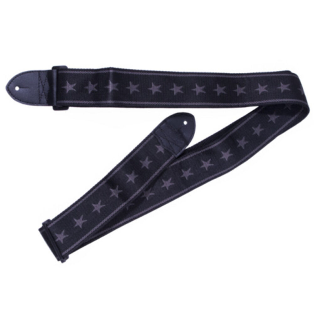 Fender Nylon Stars and Stripes Guitar Strap Black/Grey