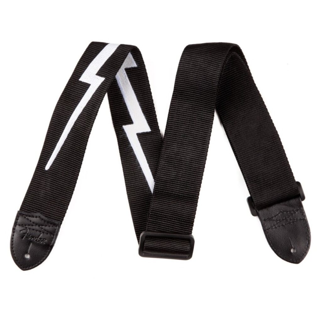 Fender 2" Nylon Lightning Bolt Strap Black