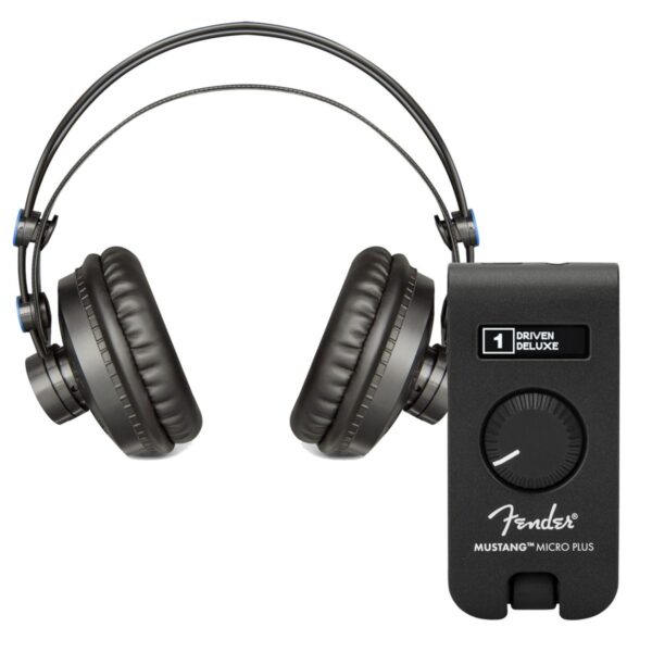 Fender Mustang Micro Plus with Presonus Headphones