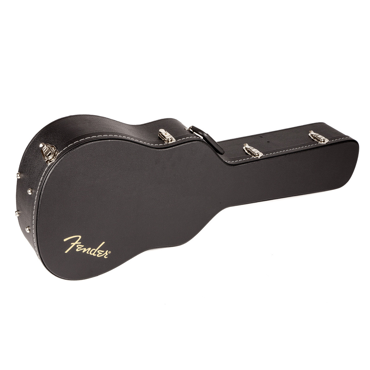 Fender Dreadnought / 12 String Flat Top Guitar Case Black - Image 1
