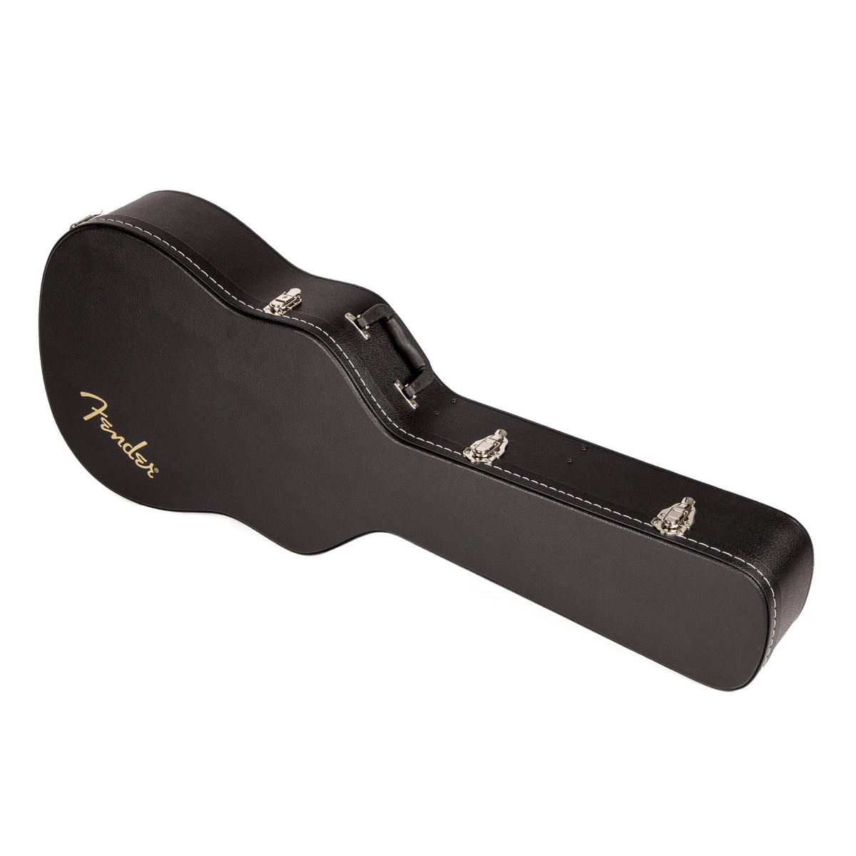 Fender Dreadnought / 12 String Flat Top Guitar Case Black - Image 3