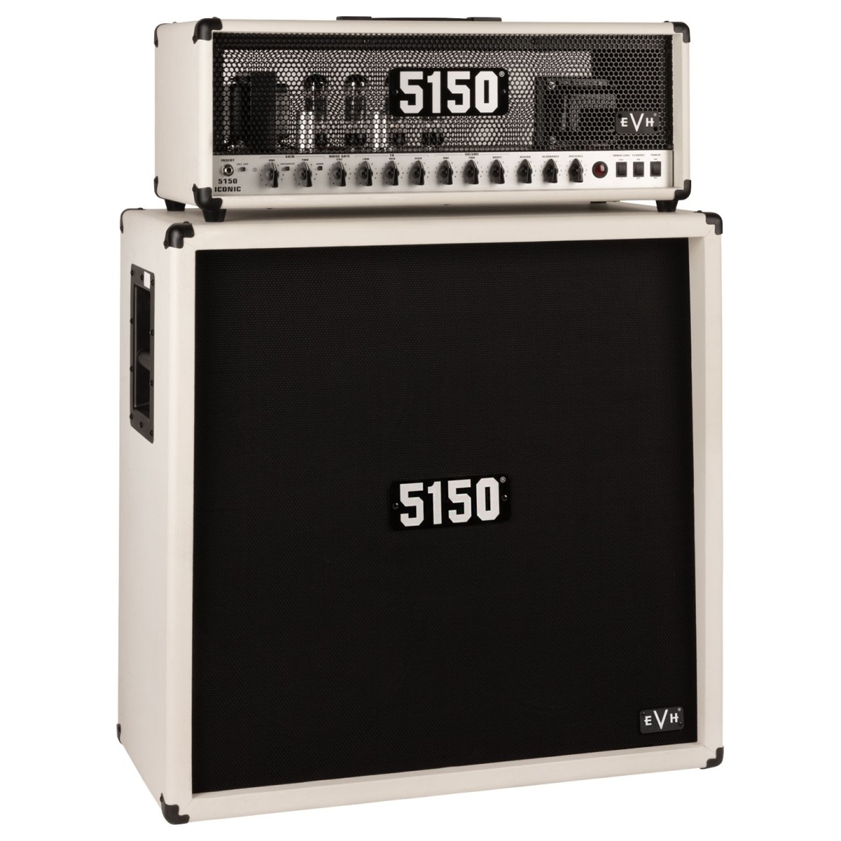 EVH 5150 Iconic 80w Head and Cabinet bundle Ivory