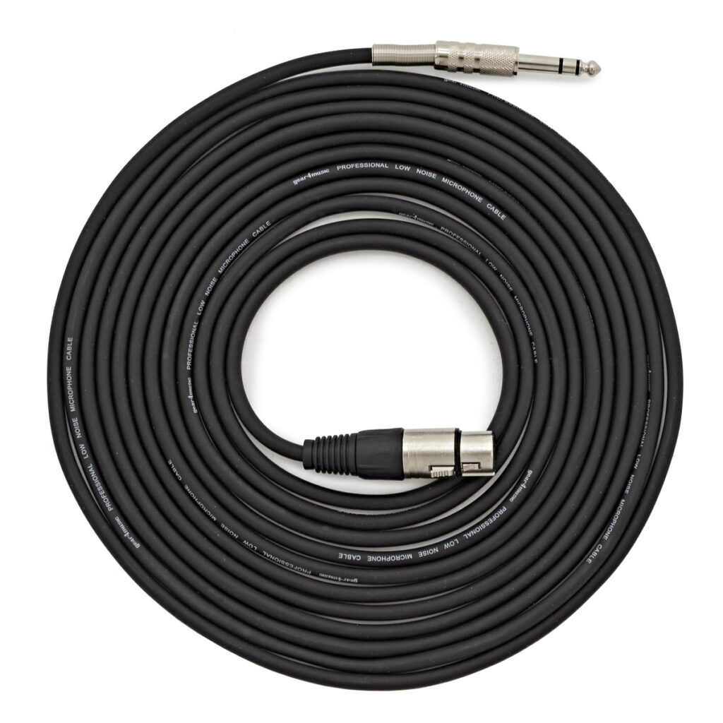 XLR (F) - Balanced 1/4 Jack Pro Cable 6m