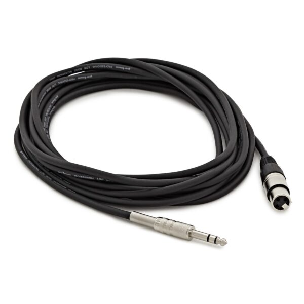 XLR (F) - Balanced 1/4 Jack Pro Cable 6m - Image 3
