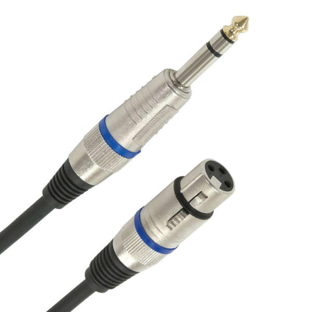 XLR (F) - Balanced 1/4 Jack Pro Cable 9m