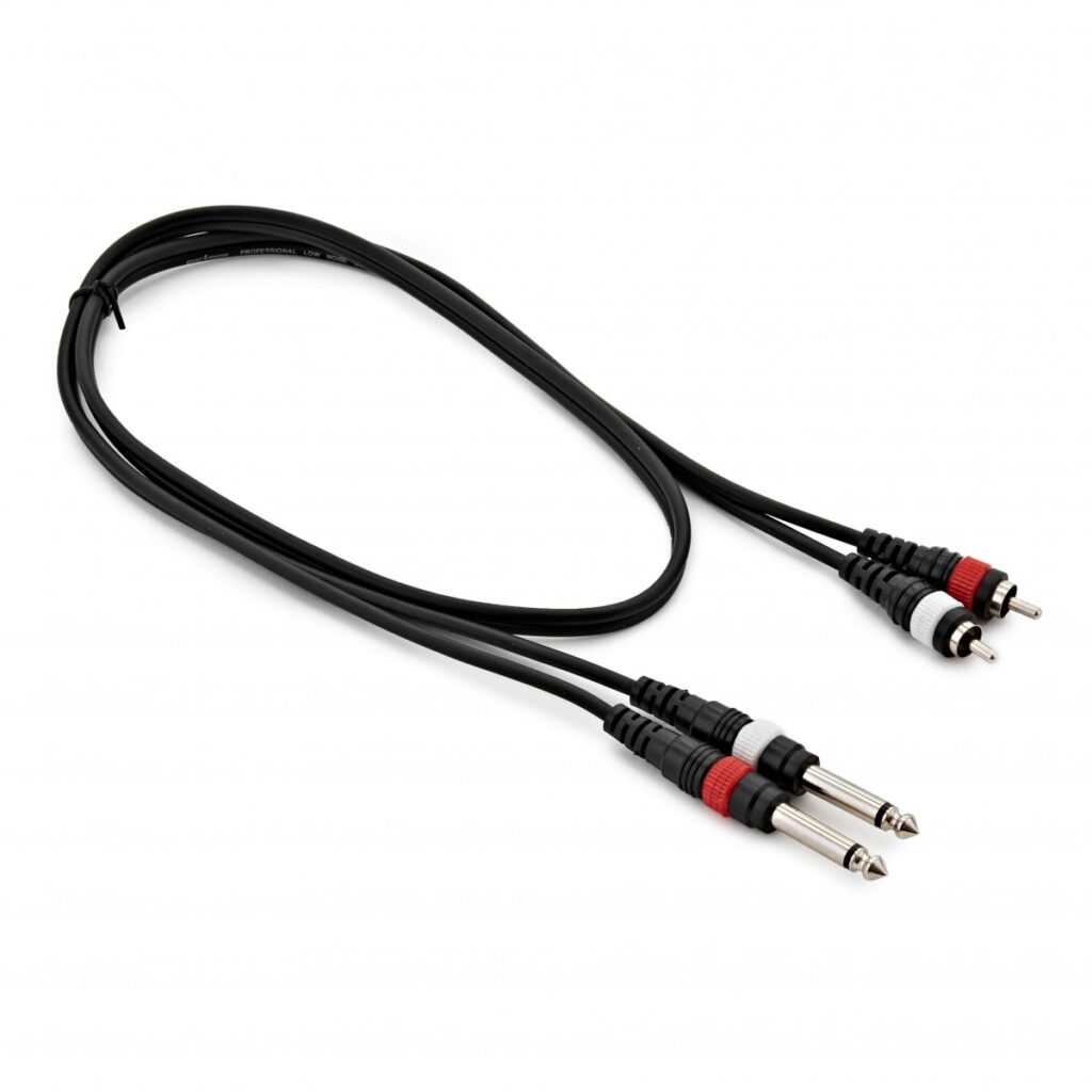 Essentials Dual Jack to RCA Phono Cable 1m