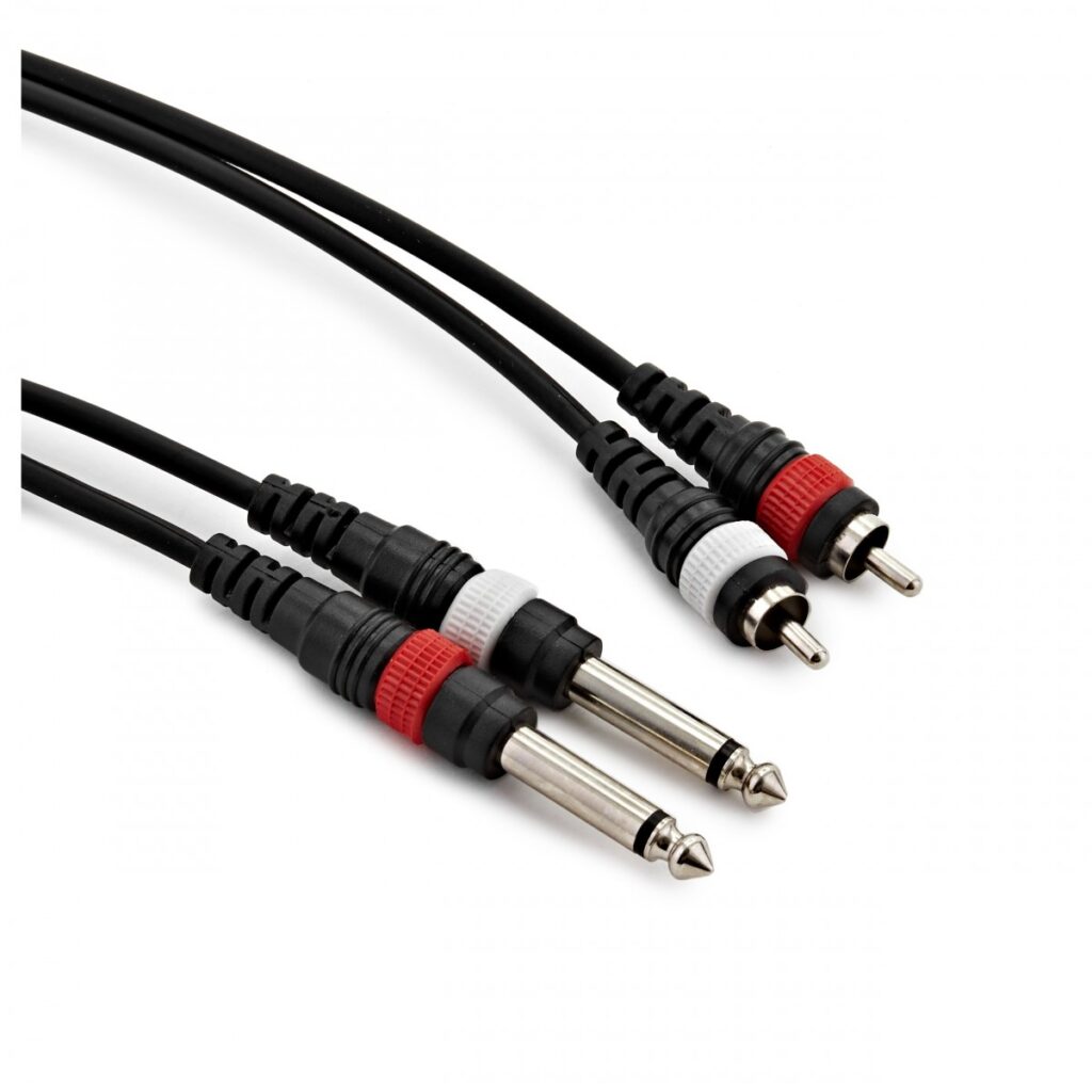 Essentials Dual Jack to RCA Phono Cable 1m