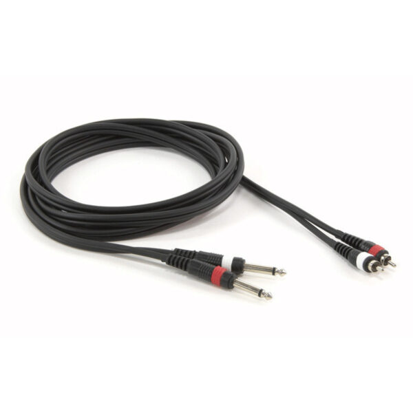 Jack - Phono Cable Dual Mono 6m - Image 1