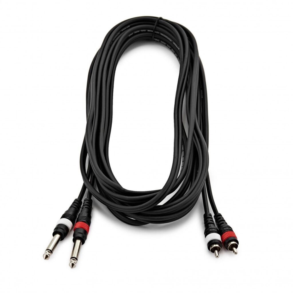 Jack - Phono Cable Dual Mono 6m