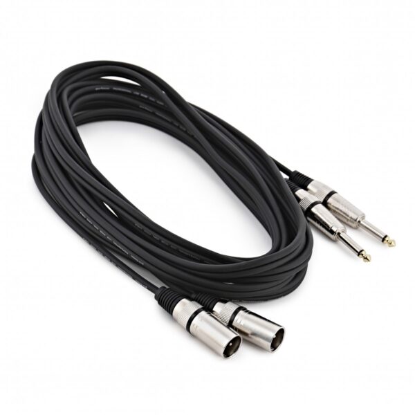 Essentials Dual XLR to Dual Jack Cable 6m - Image 1