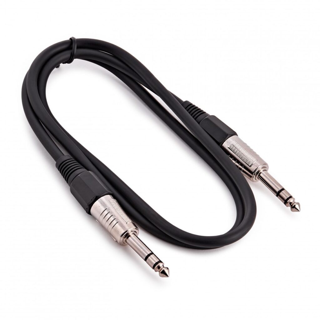 Essentials Stereo Jack Instrument Cable 1m