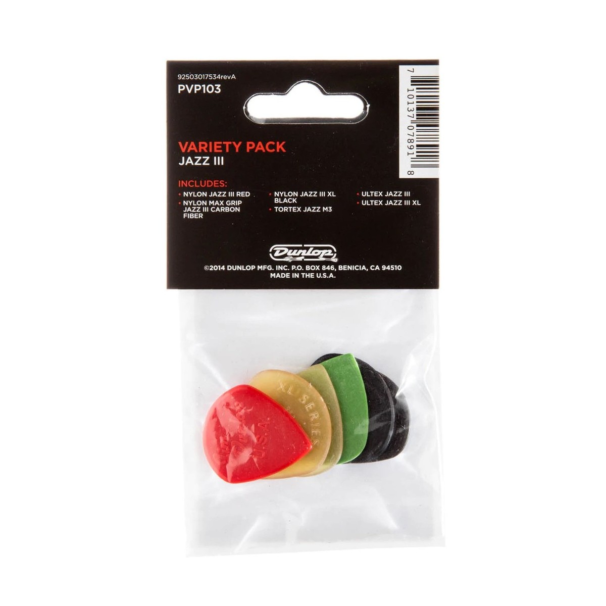 Dunlop PVP103 Jazz Variety Pack Players Pack of 6 - Image 2