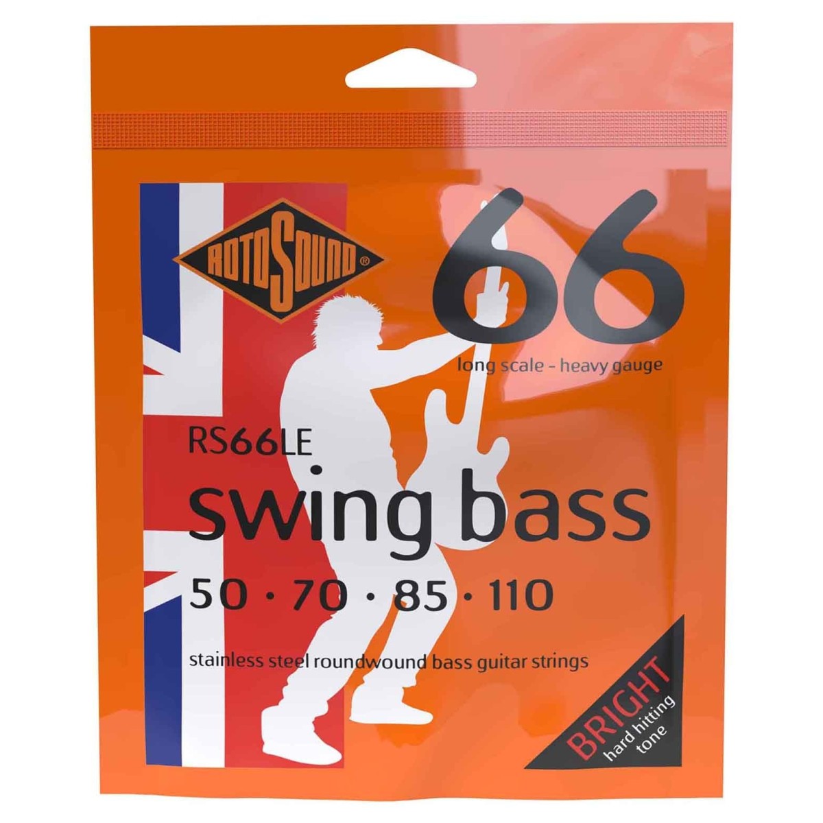 Rotosound RS66LE Stainless Steel Bass Guitar Strings 50-110 - Image 1