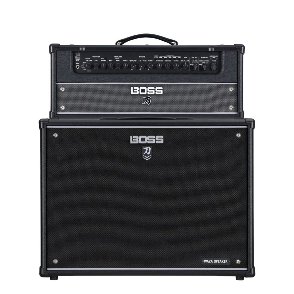 Boss Katana Artist Gen 3 100w Amp Head with Waza 2x12 Cabinet