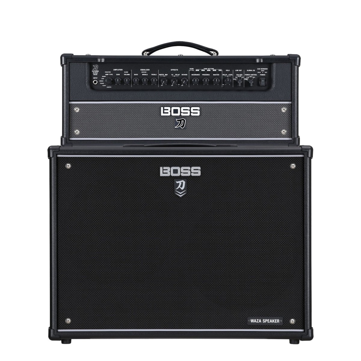 Boss Katana Artist Gen 3 100w Amp Head with Waza 2x12 Cabinet