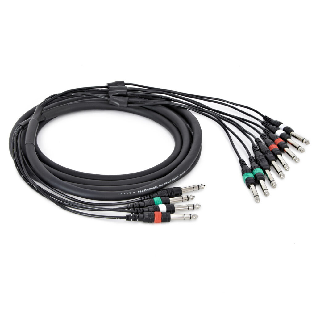 Stereo Jack - Mono Jack Link Cable 4/8 3m