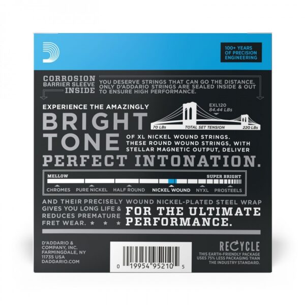 DAddario EXL120-10P Electric Strings 10 Pack - Image 3