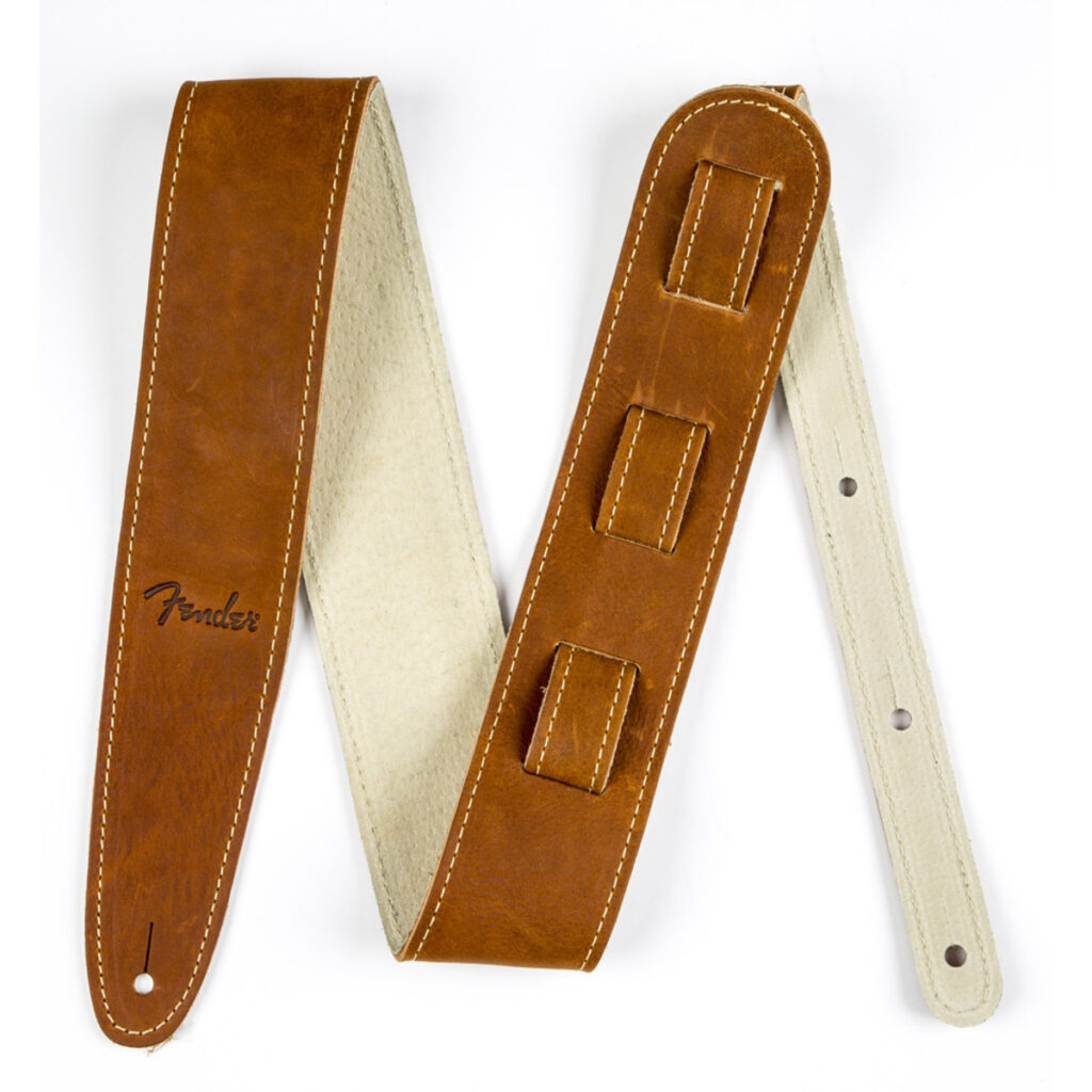 Fender Ball Glove Leather Strap Brown