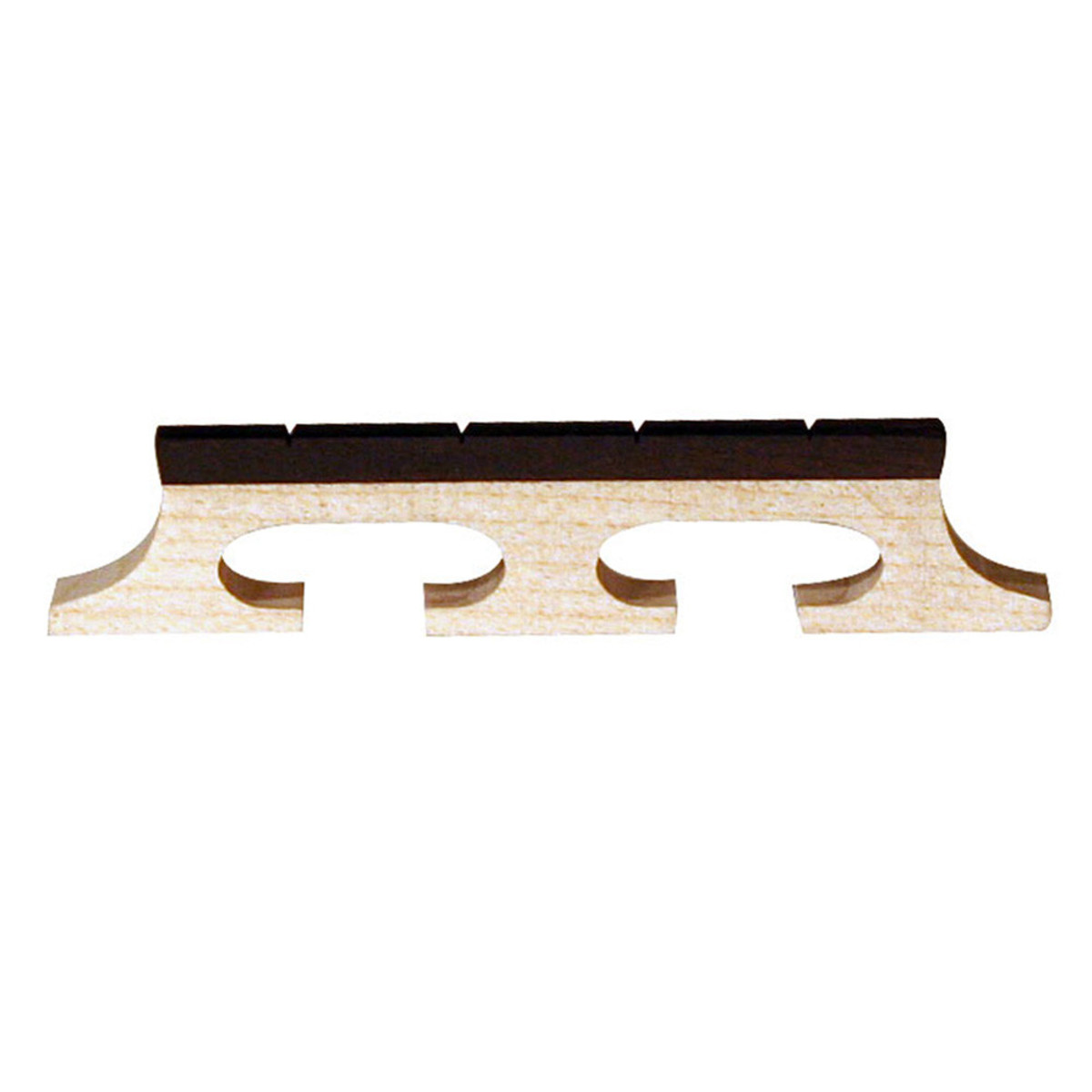 Barnes & Mullins Ebony Banjo Bridge 5/8 4 String - Image 1