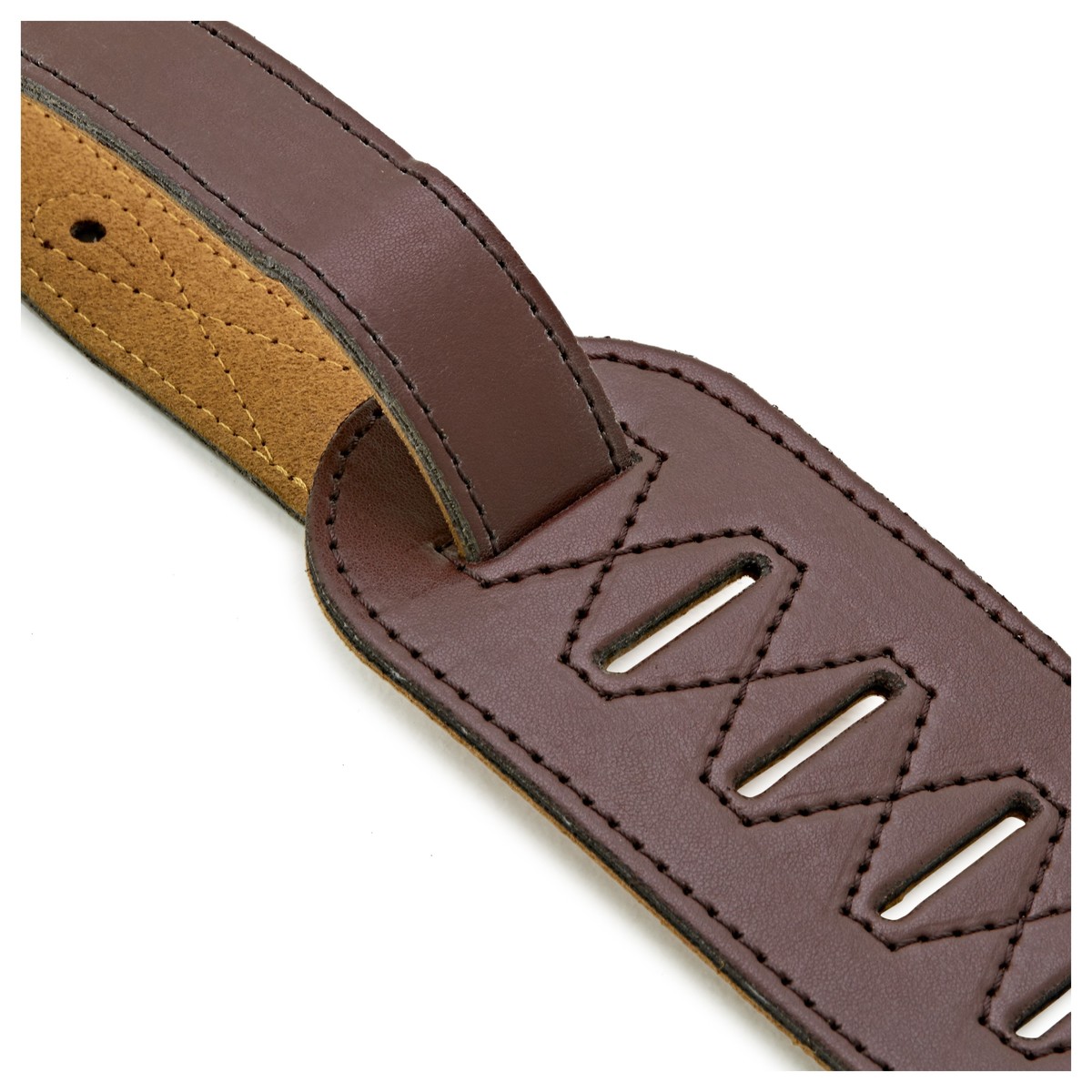 Deluxe Guitar Strap Tan - Image 3